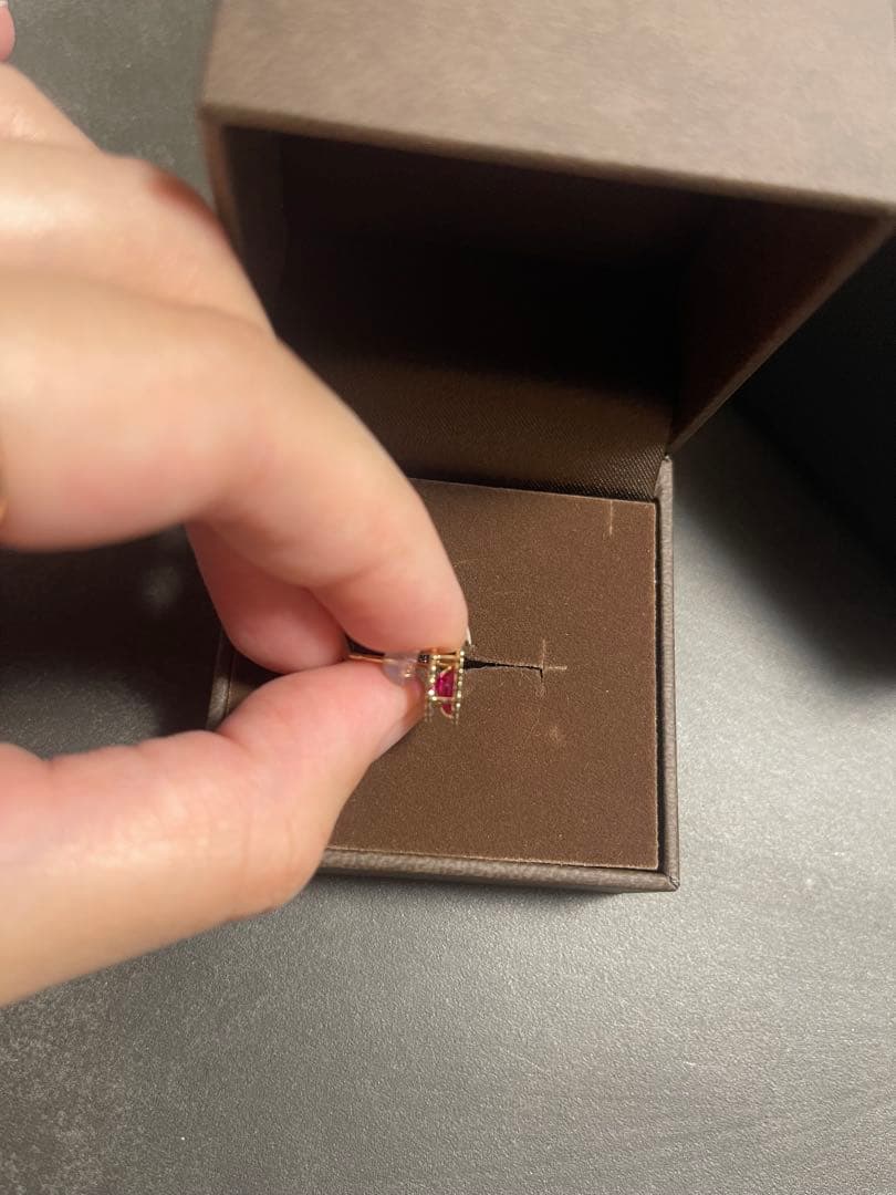 Q-pot キューポット【K10】ジャムトゥモロー ピアス 片耳