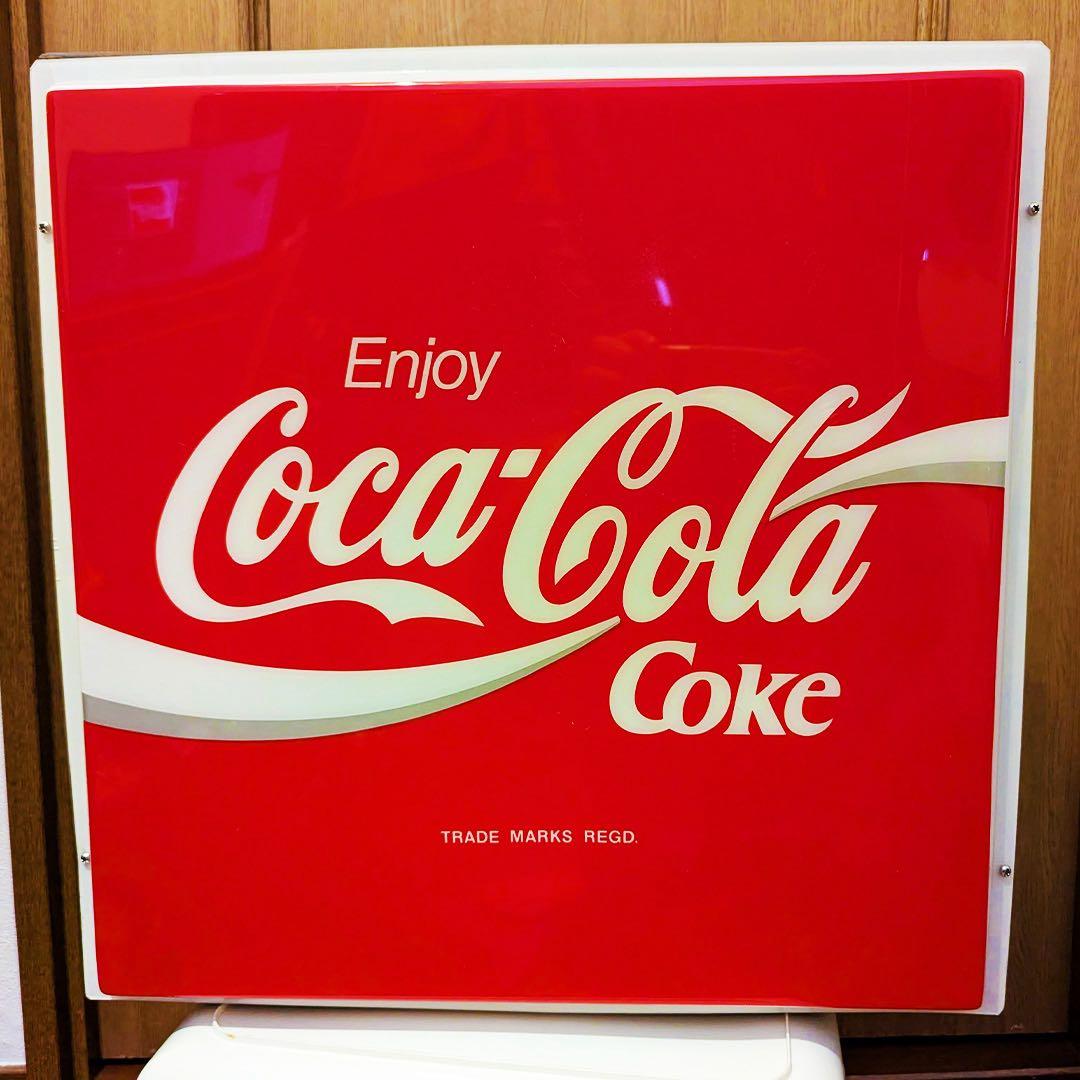 【一点モノ】コカ・コーラ Coca-Cola 電飾看板 / カフェ特注品 /