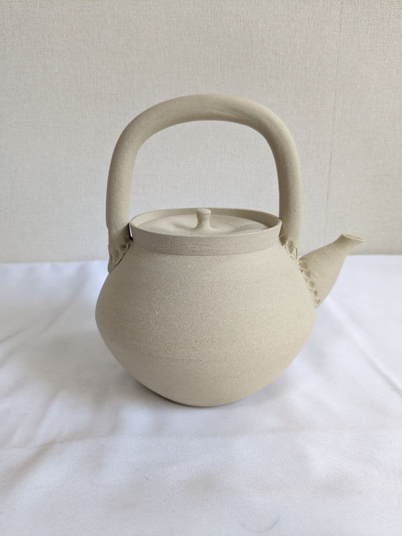 宇田芳宇 白泥ボウフラ ボーフラ 上手 煎茶道具