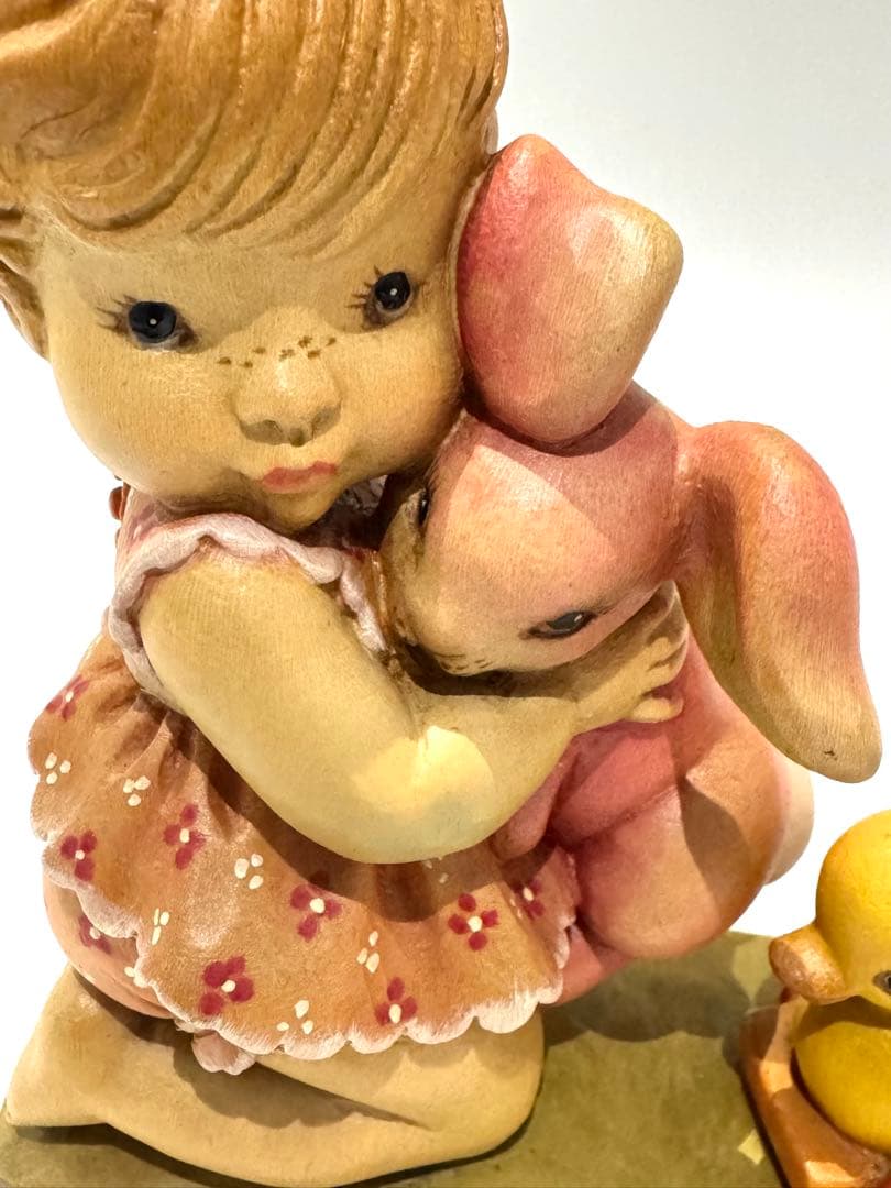 ANRI 木彫り人形 アンリ 4000体限定赤ちゃん　フィギュア フィギュリン