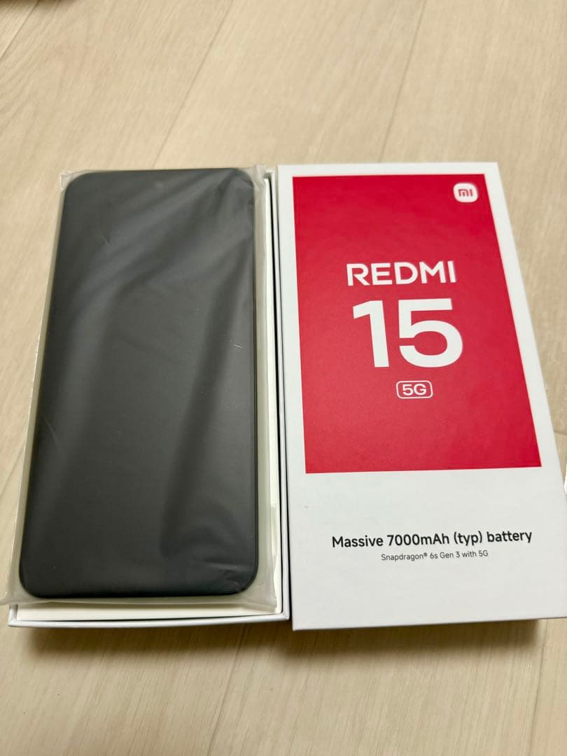 一括支払い　REDMI 15 5G 128G 7000mAh TitanGray