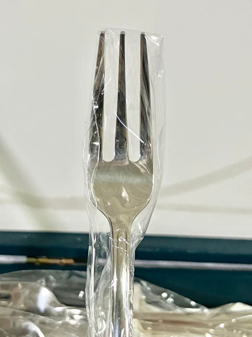 未使用 ラッキーウッド カトラリーセット25本 スプーン フォーク ナイフ　①