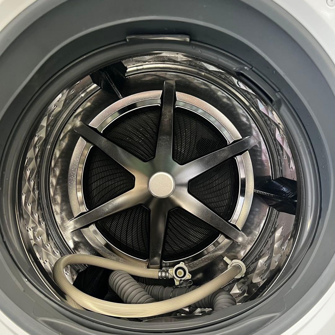 ★134　ドラム式洗濯機　パナソニック　7キロ　キューブル　単身　白　設置無料