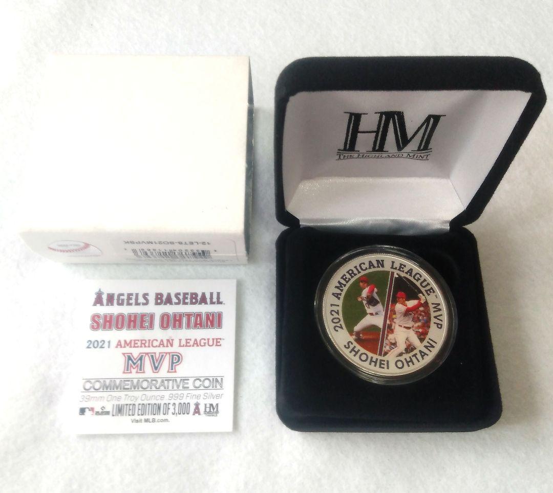 【超レア純銀 初MVP】大谷翔平　2021 AリーグMVP記念