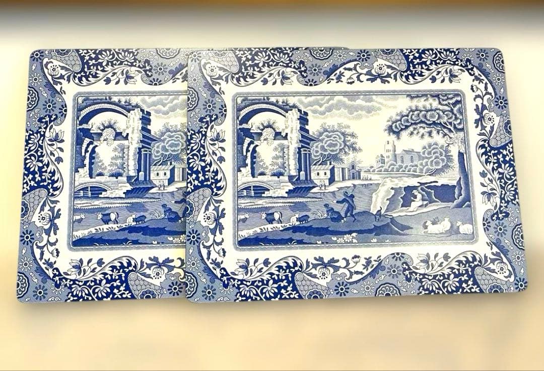 ▪️spode スポード　ブルーイタリアン　ペア10点セット