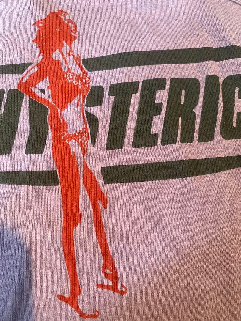 初期タグ　ヒステリックグラマー '90 ガール柄　クロス　キャミソール　Y2K