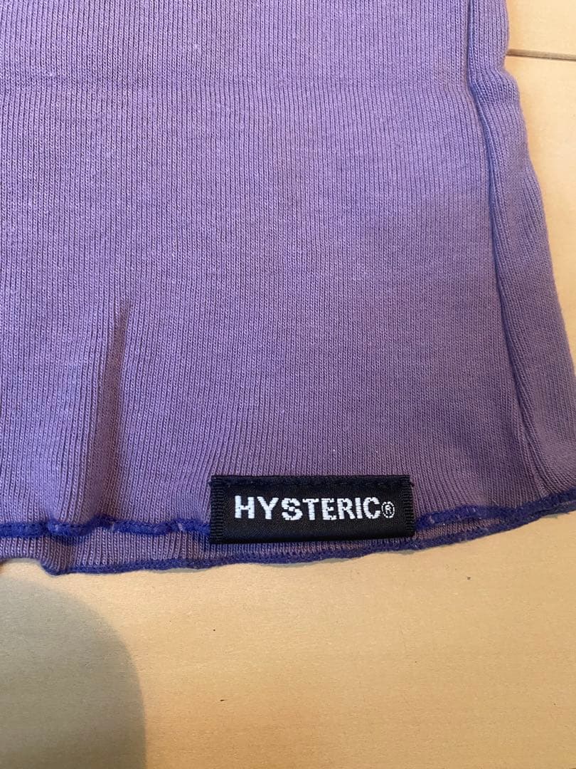 初期タグ　ヒステリックグラマー '90 ガール柄　クロス　キャミソール　Y2K