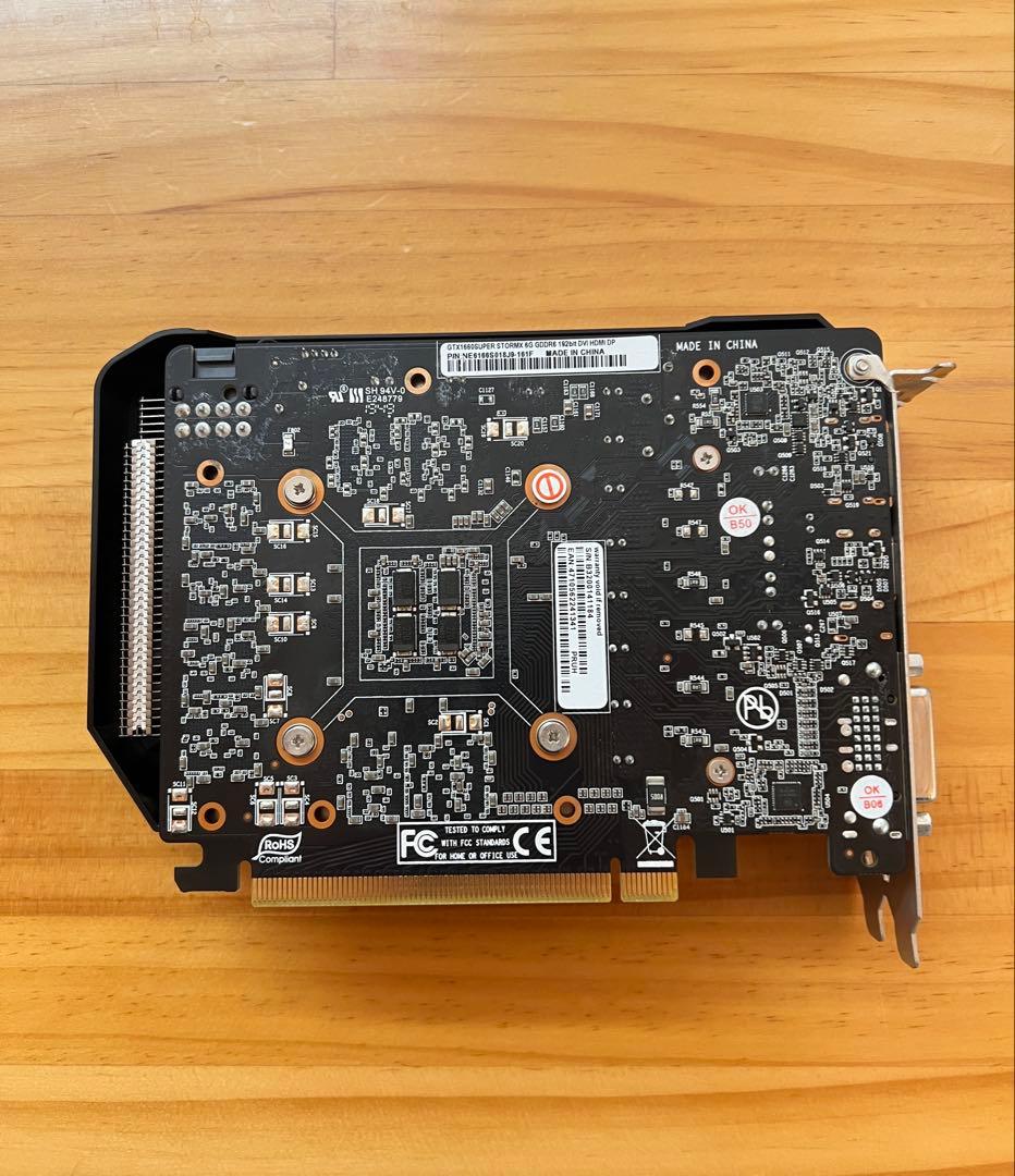 NVIDIA GeForce GTX 1660 SUPER 6GB 動作確認済