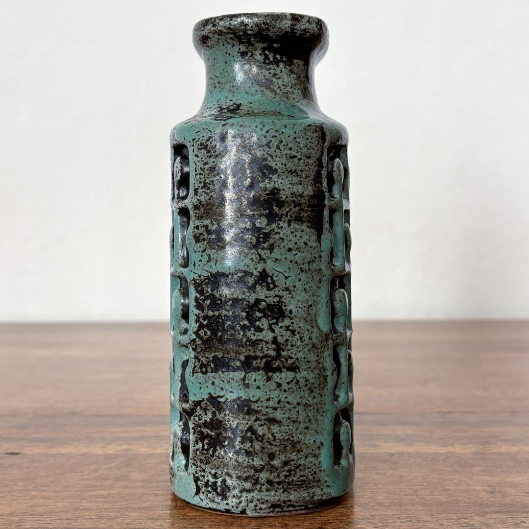 【東ドイツ Haldenslebenの花瓶】ヴィンテージ 409