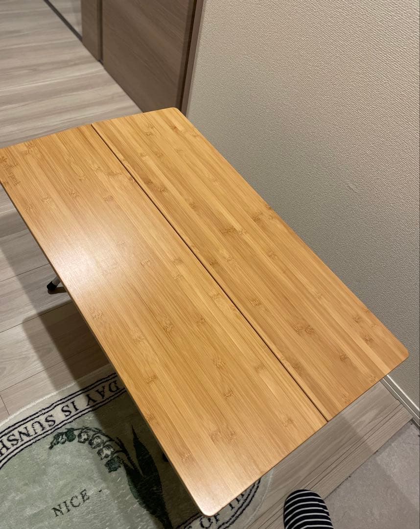 スノーピーク　ワンアクションテーブル竹　LV-100TR カバー付