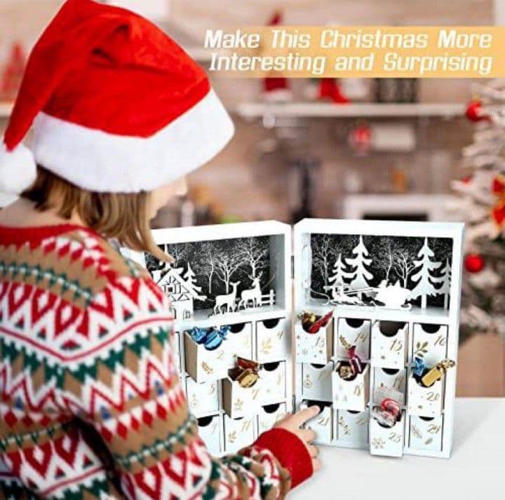 ❤️未使用品❤️木製　アドベントカレンダー　ボックス