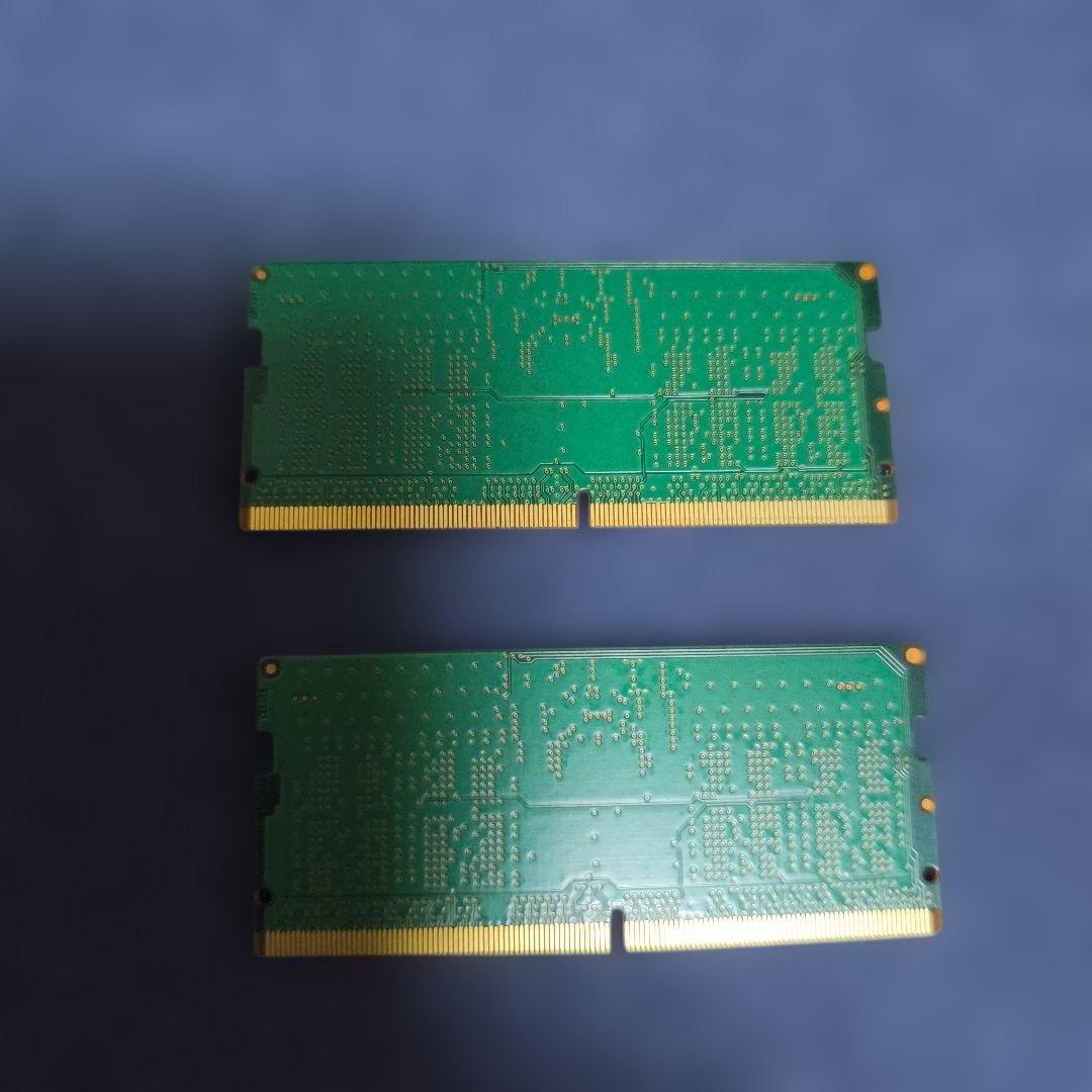 ノートパソコン用メモリ16GB(8GB×2)DDR5 4800