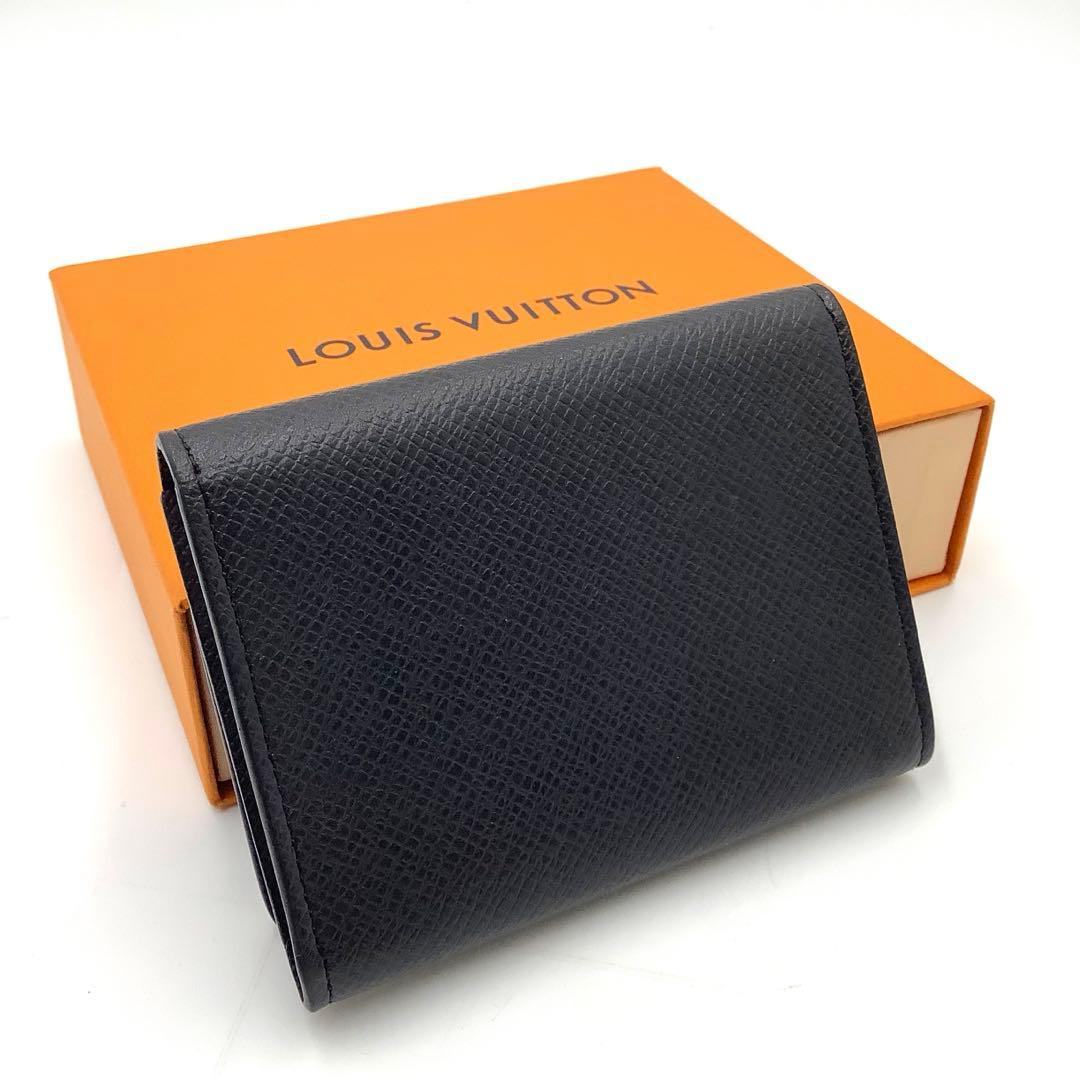 新品未使用 ルイヴィトン タイガ アンヴェロップカルトドゥヴィジット NM 黒