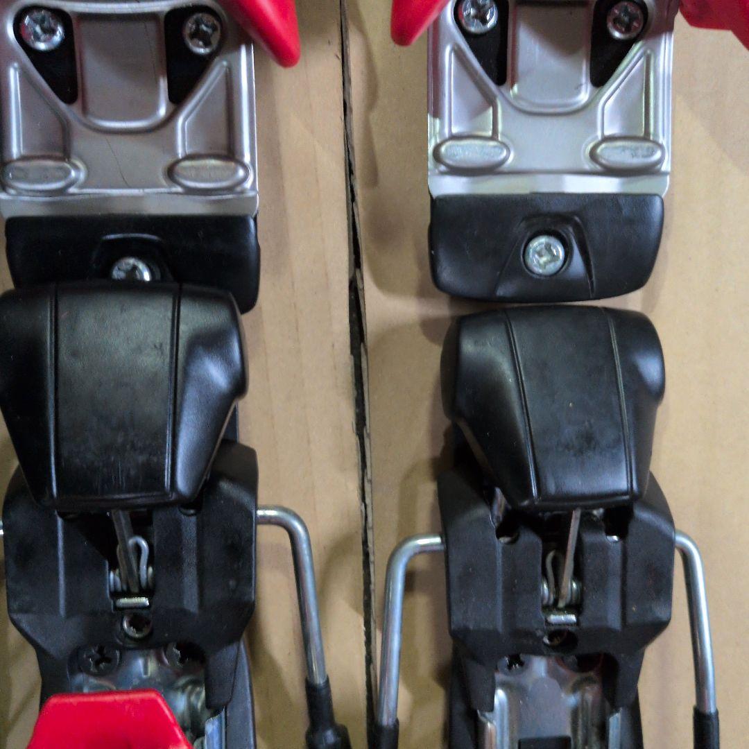 マーカーコンプ14 スキー ビンディング 赤白