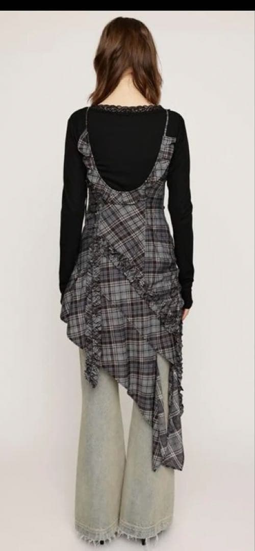 完売品　SLY（スライ） CHECK COMBI キャミソール