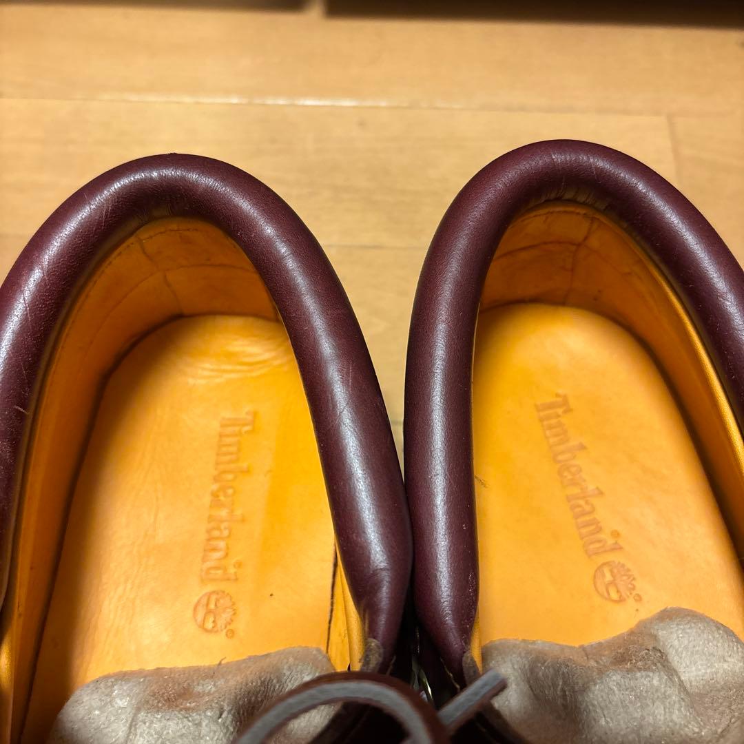 ティンバーランド　スリーアイ　クラッシックラグ　バーガンディー