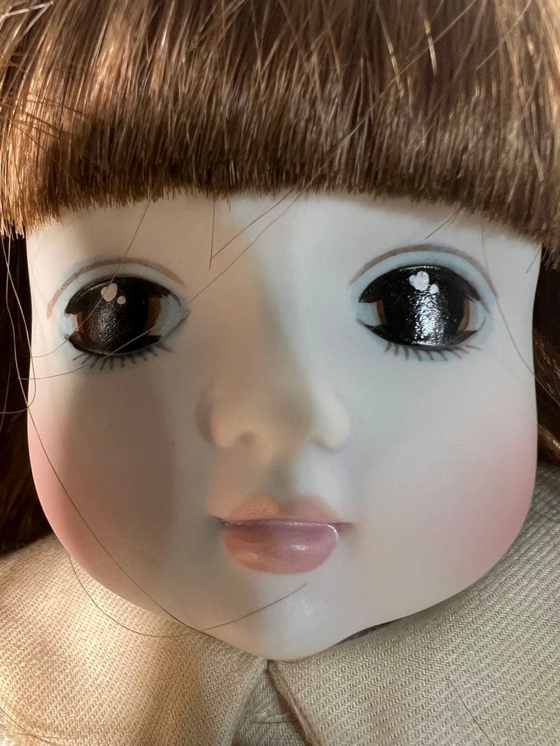 ビスクドール　三協オルゴール人形　40cm エリーゼのために　箱　ネジ付