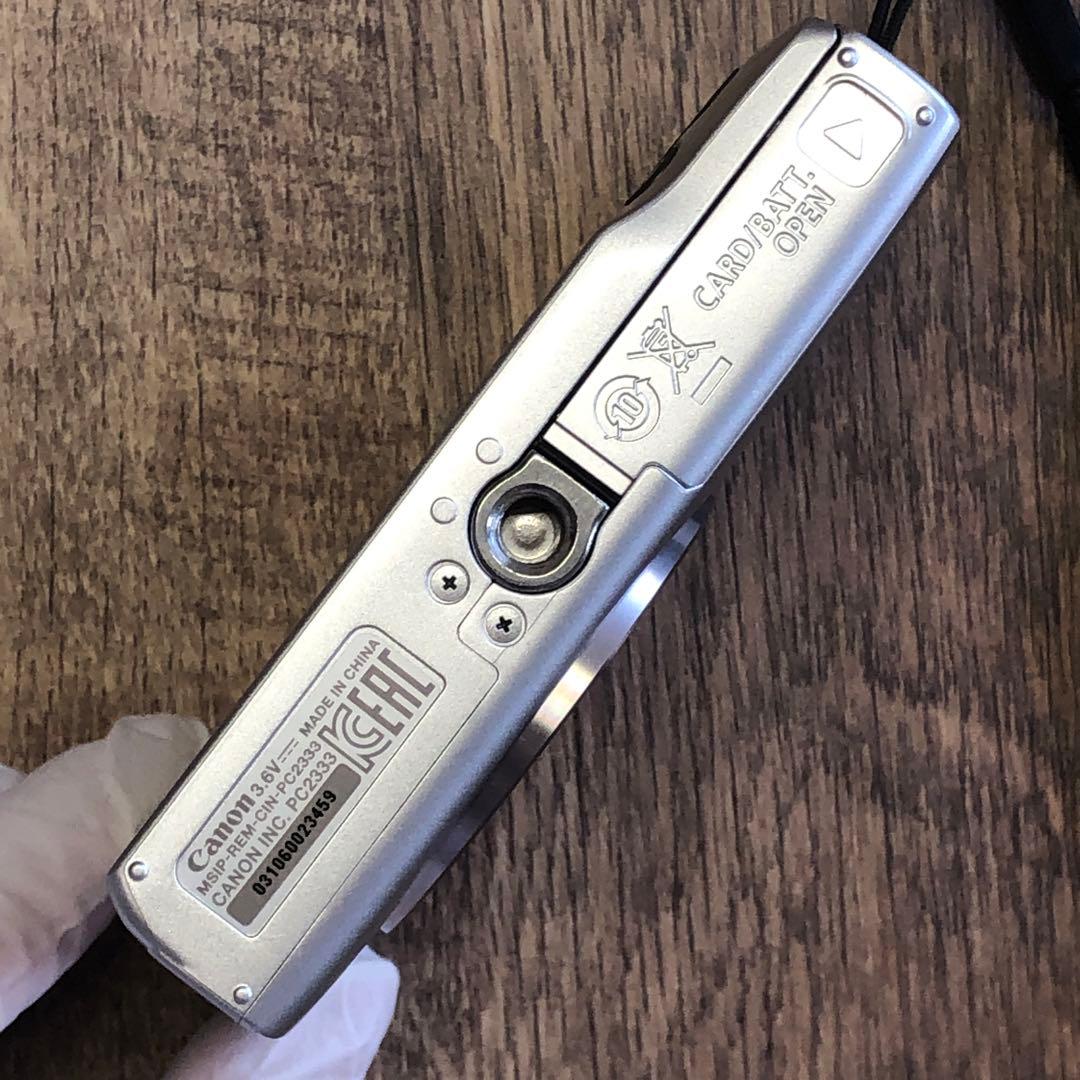 動作確認済 極美品 Canon IXY200 シルバー