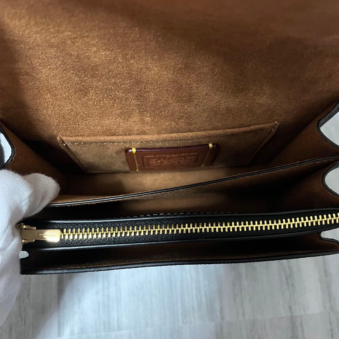 【未使用】coach コーチ　ミニクレア　クロスボディバッグ　ブラック