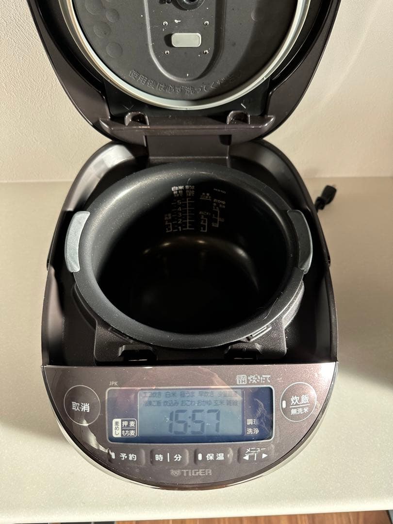タイガー圧力IH炊飯ジャー 炊きたて JPK-B100 ブラウンT 5.5合炊き