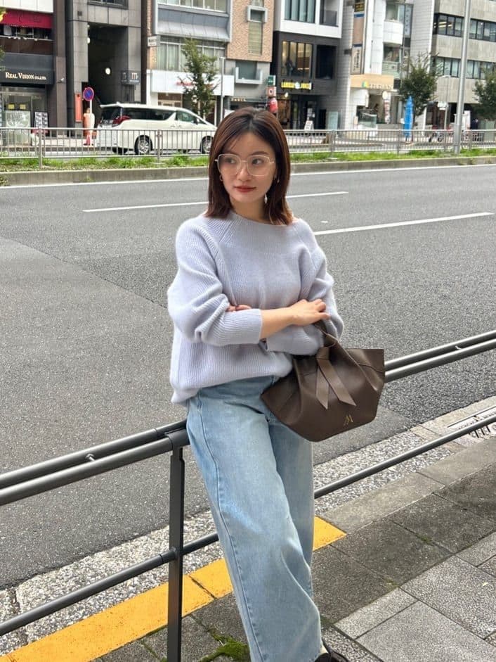 【セール価格以下】新品タグ付 ココディール ラクーン混ニットミニワンピース