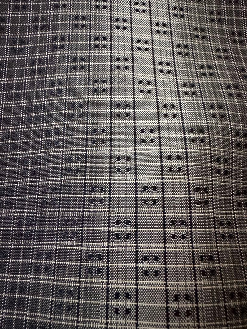 【未使用品】根津儀一　縞華織　花織紬　スモールサイズ