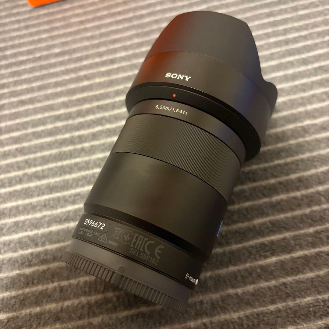 未使用級　SONY 単焦点レンズ　FE 55mm F1.8 ZA
