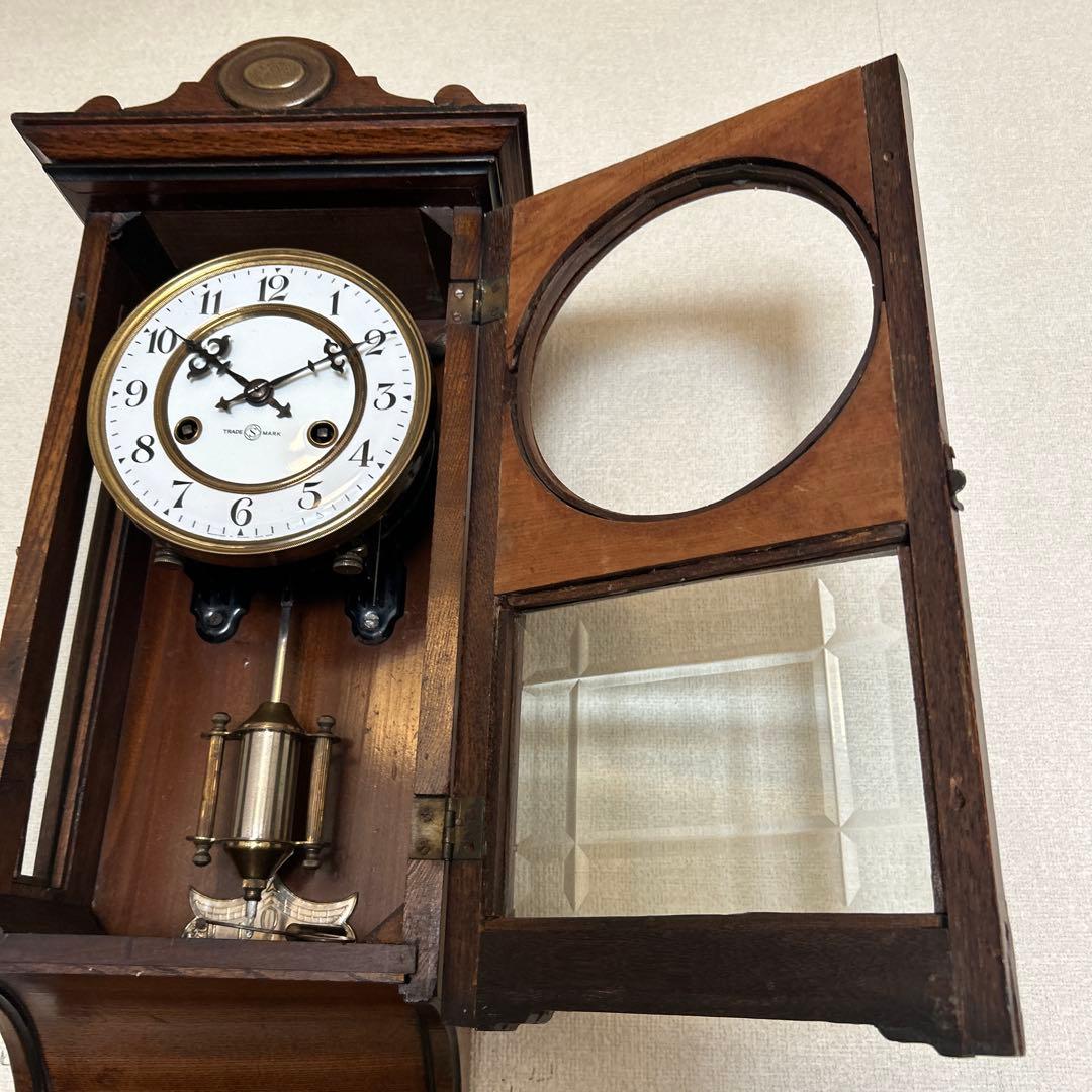 大正期の精工舎お座敷時計、高級時計、香箱