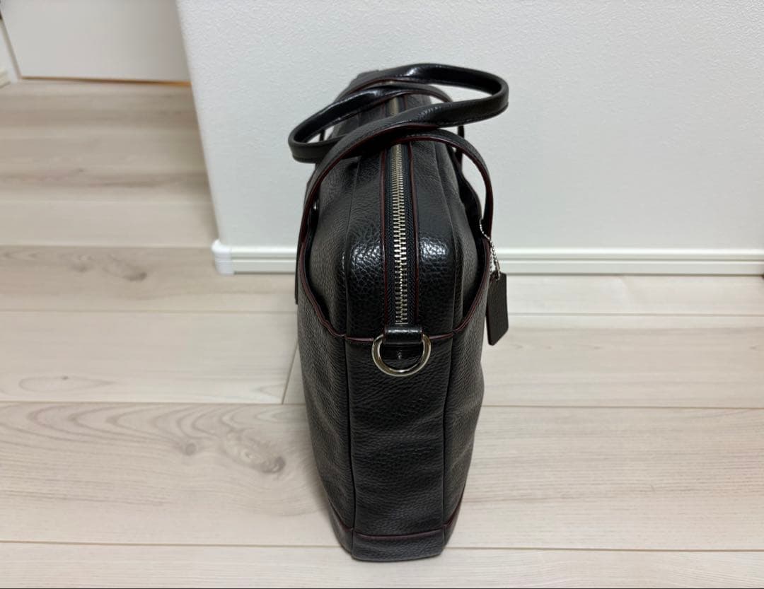 【美品】コーチ　ビジネスバッグ　2wayバッグ　ブラック