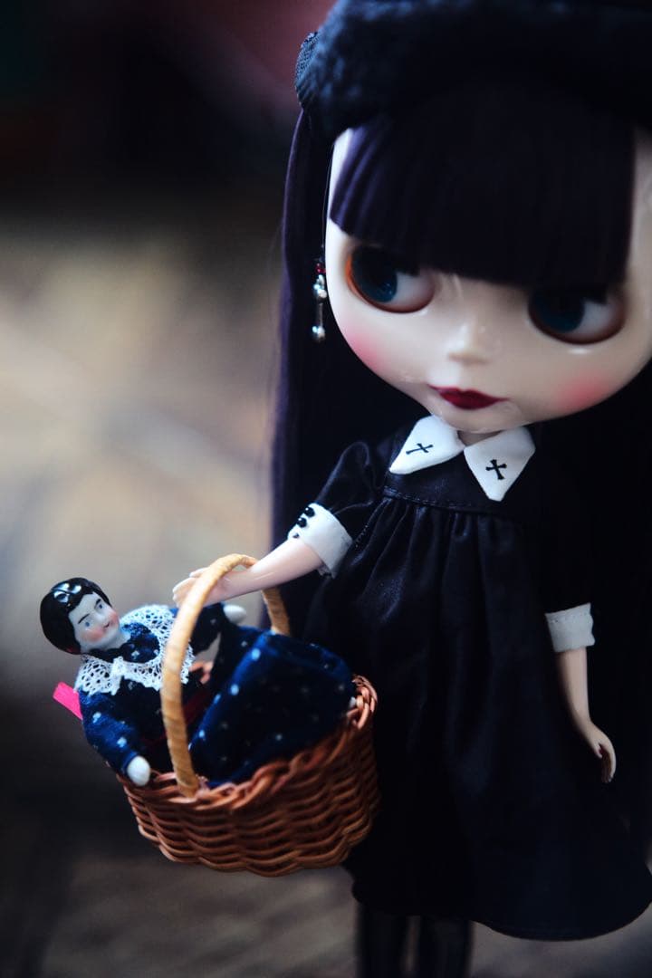 チャイナヘッドドール ミニチュア ドールハウス ブライス ビスクドール