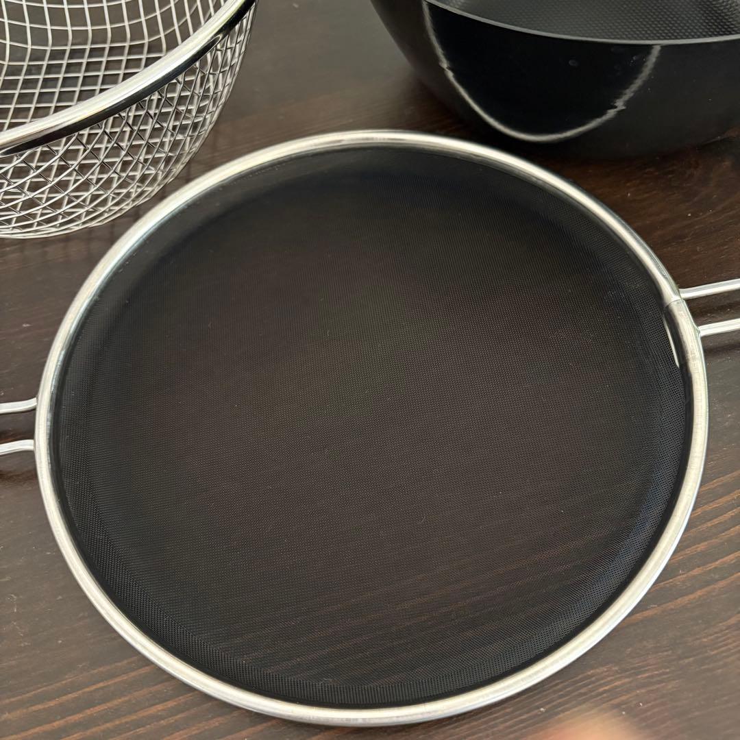 ラバーゼ　鉄揚げ鍋　22cmセット　有元葉子