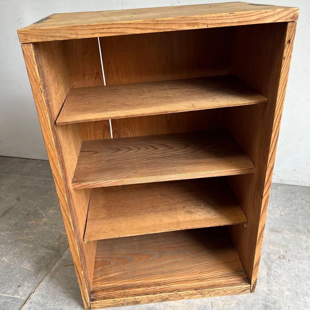 アンティーク 仕切り棚 オープンラック 昭和レトロ 木製 z666