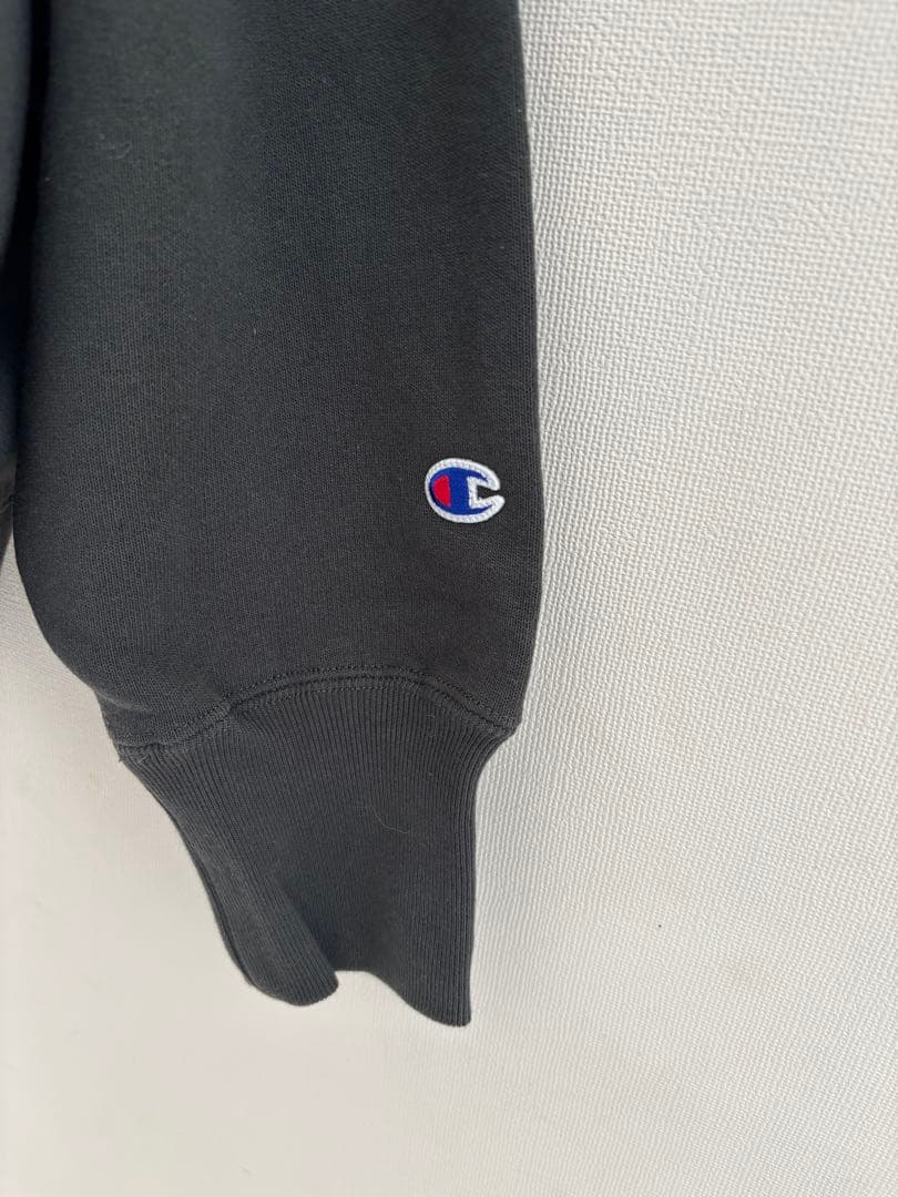 新品　フレームワーク　チャンピオン　別注　ロゴハーフジップ　グレー　F