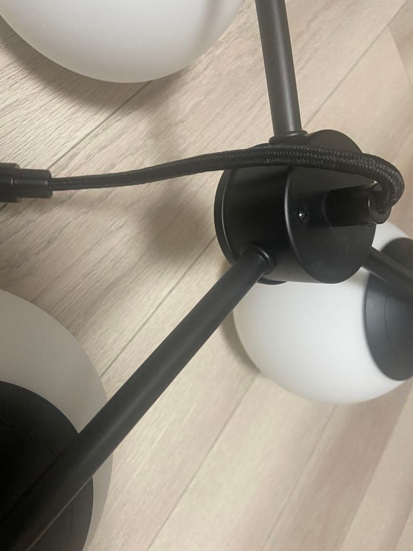 フロストガラス ペンダントライト 3灯 ニトリ ASM