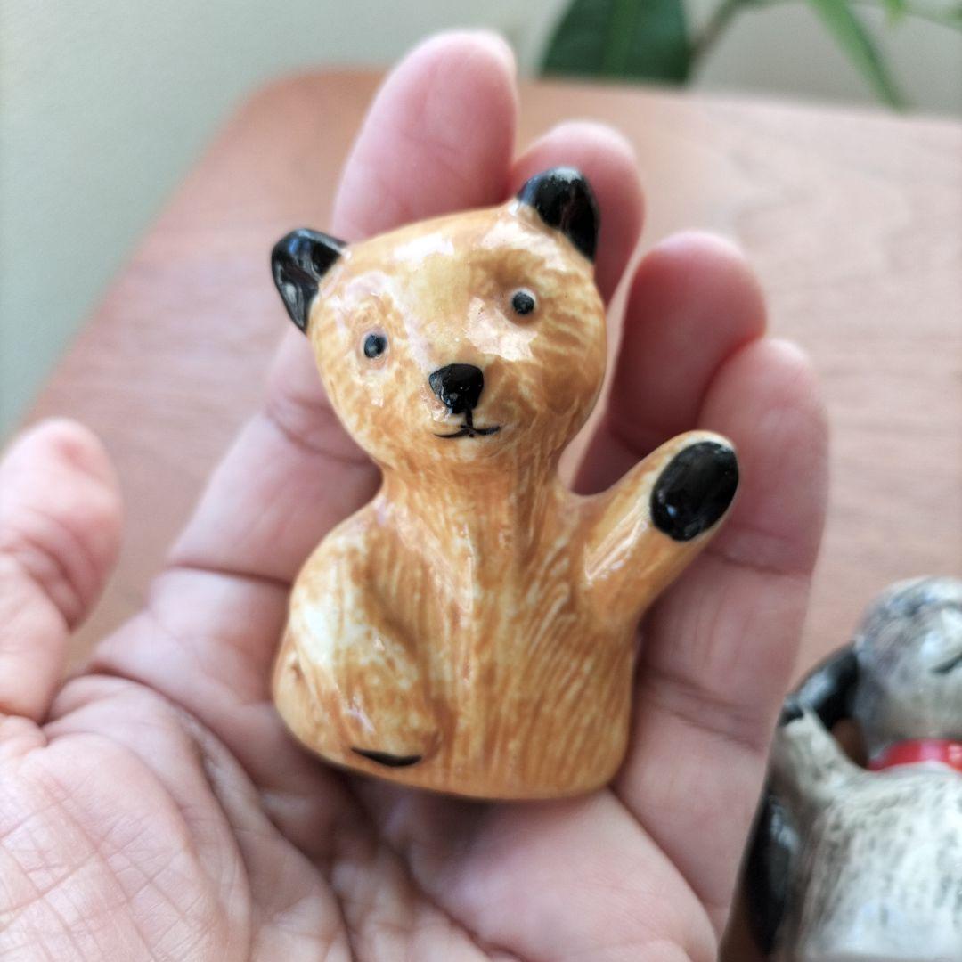 イギリス　ビンテージ　SOOTY ＆　SWEEＰ 陶器フィギュア