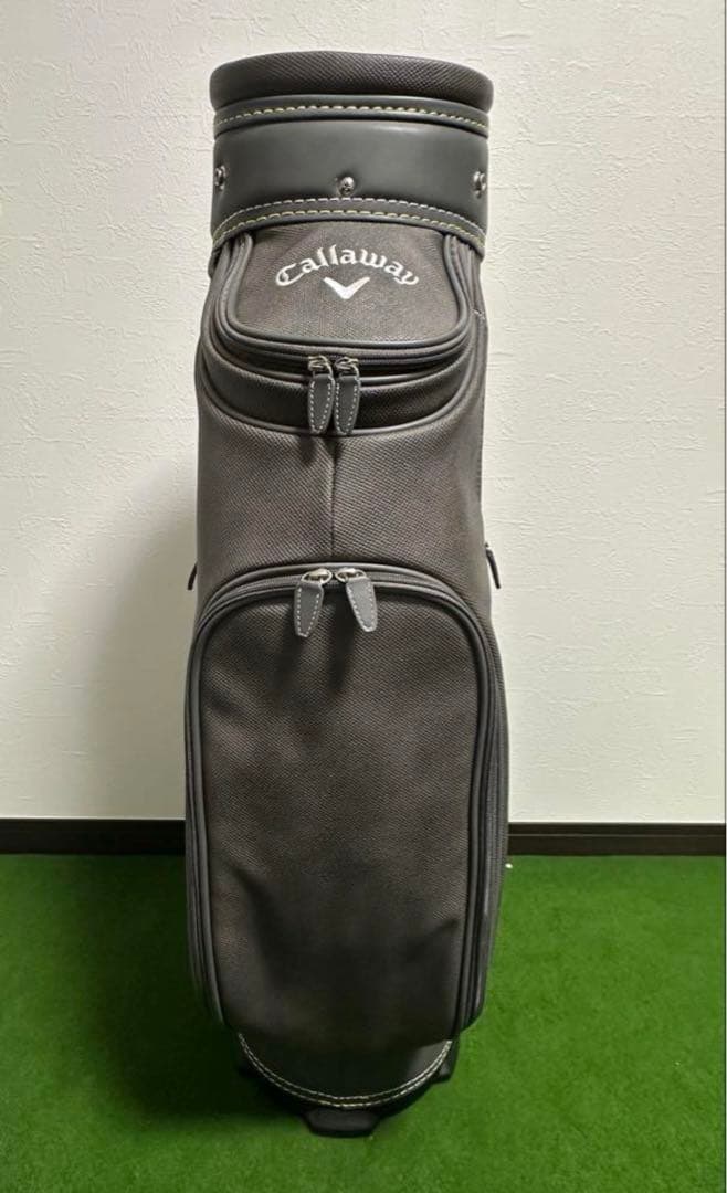 Callaway お洒落☆キャディバッグ グレー　フード有りコンプリート品