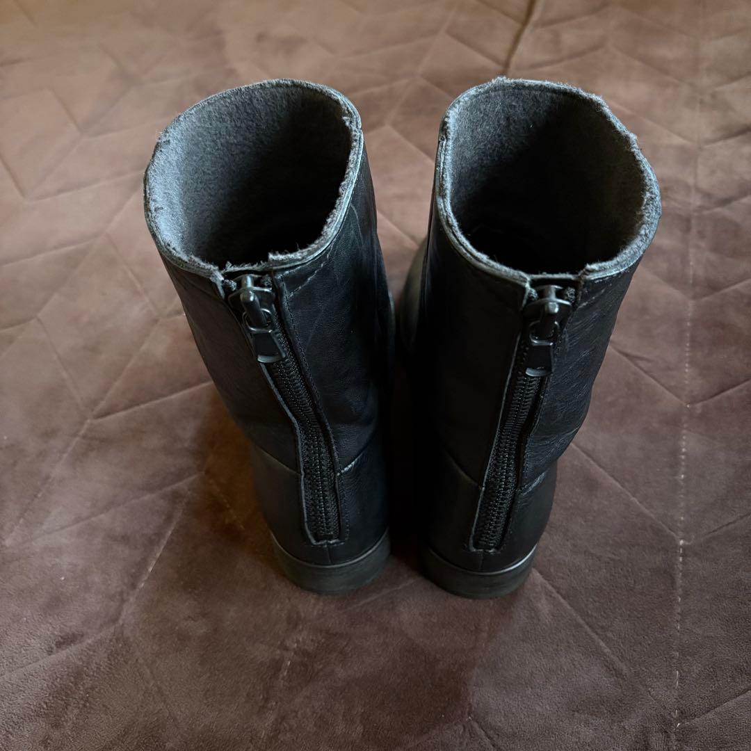 アルフレッドバニスター　バックジップ　40 ブラック　ブーツ　エンジニアブーツ