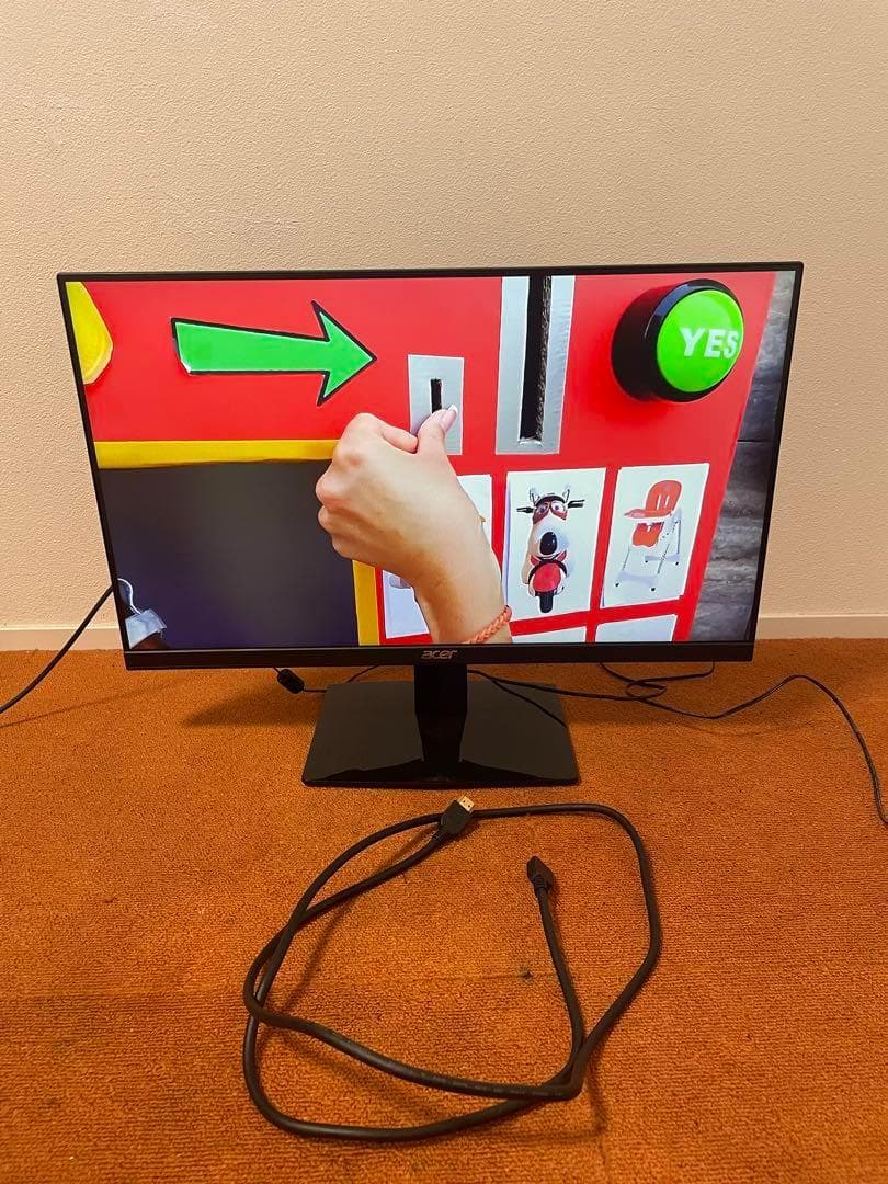 acer モニター スピーカー内蔵 2021年製ディスプレイHA240YABMI