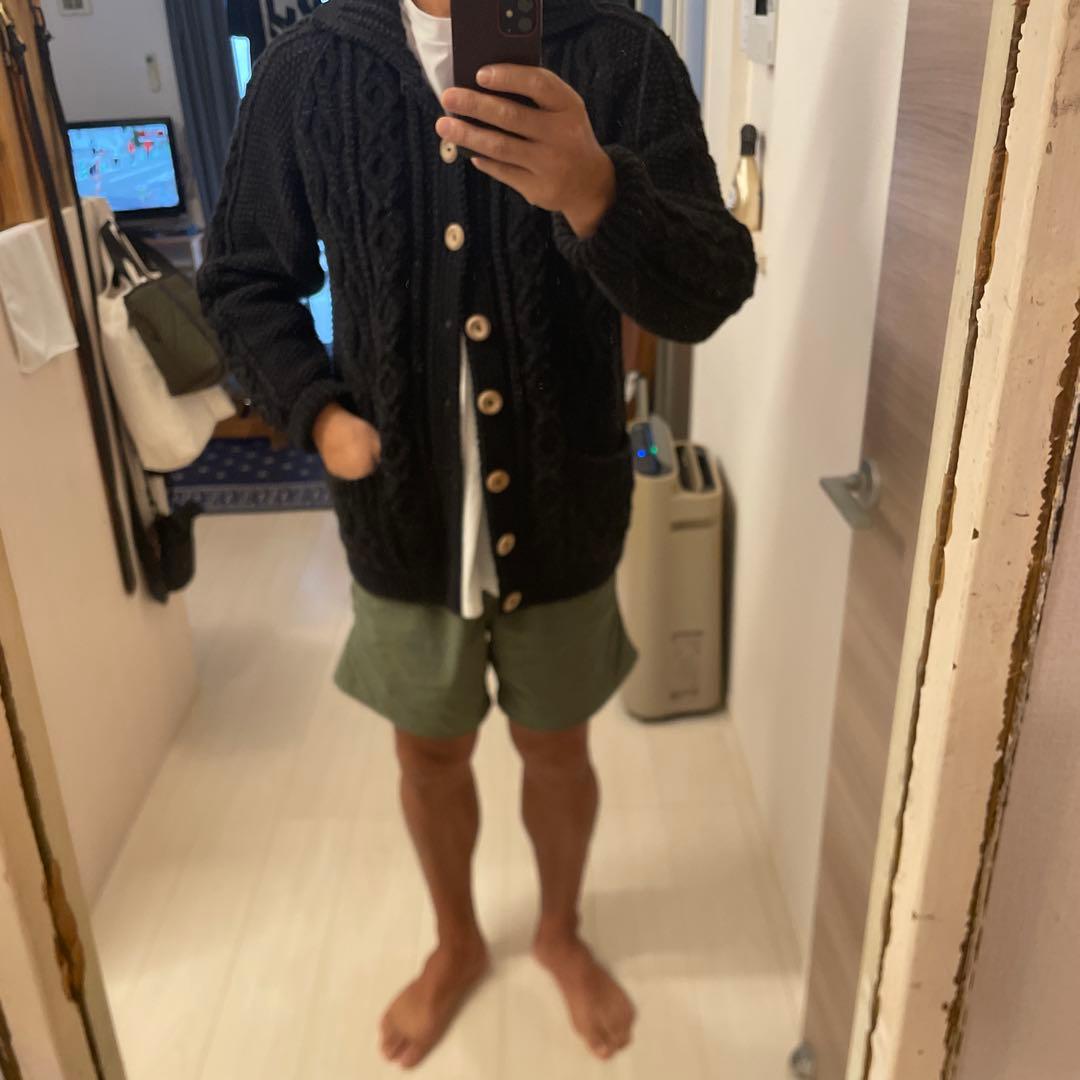 トップス INVERALLAN 3ACOTTON Black Denim46