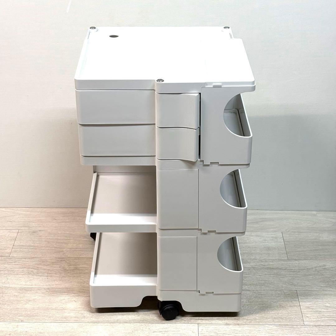 ボビーワゴン 3段2トレイ デスクワゴン キャスター付きワゴン B LINE