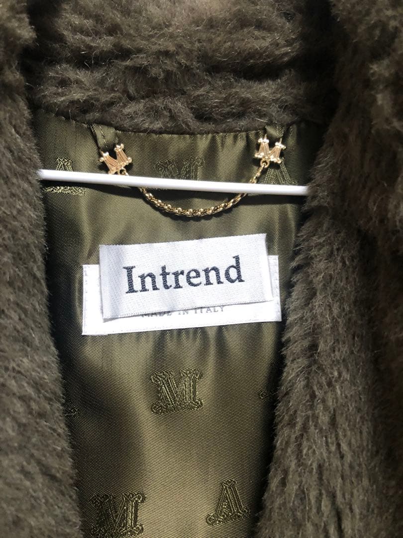 Maxmara テディベア ポンチョ・ケープコート カーキ