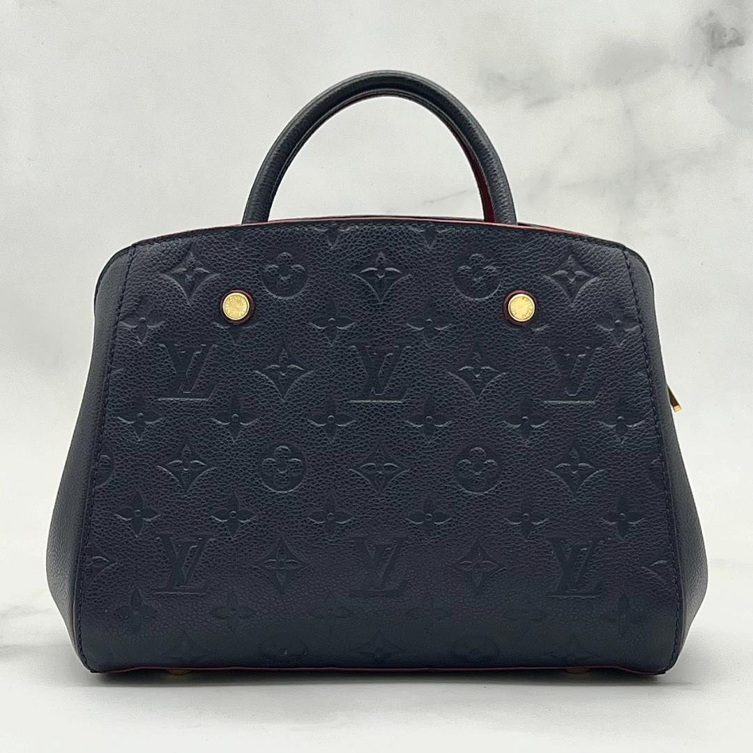 【未使用級】 ルイヴィトン アンプラント モンテーニュ BB マリーヌルージュ