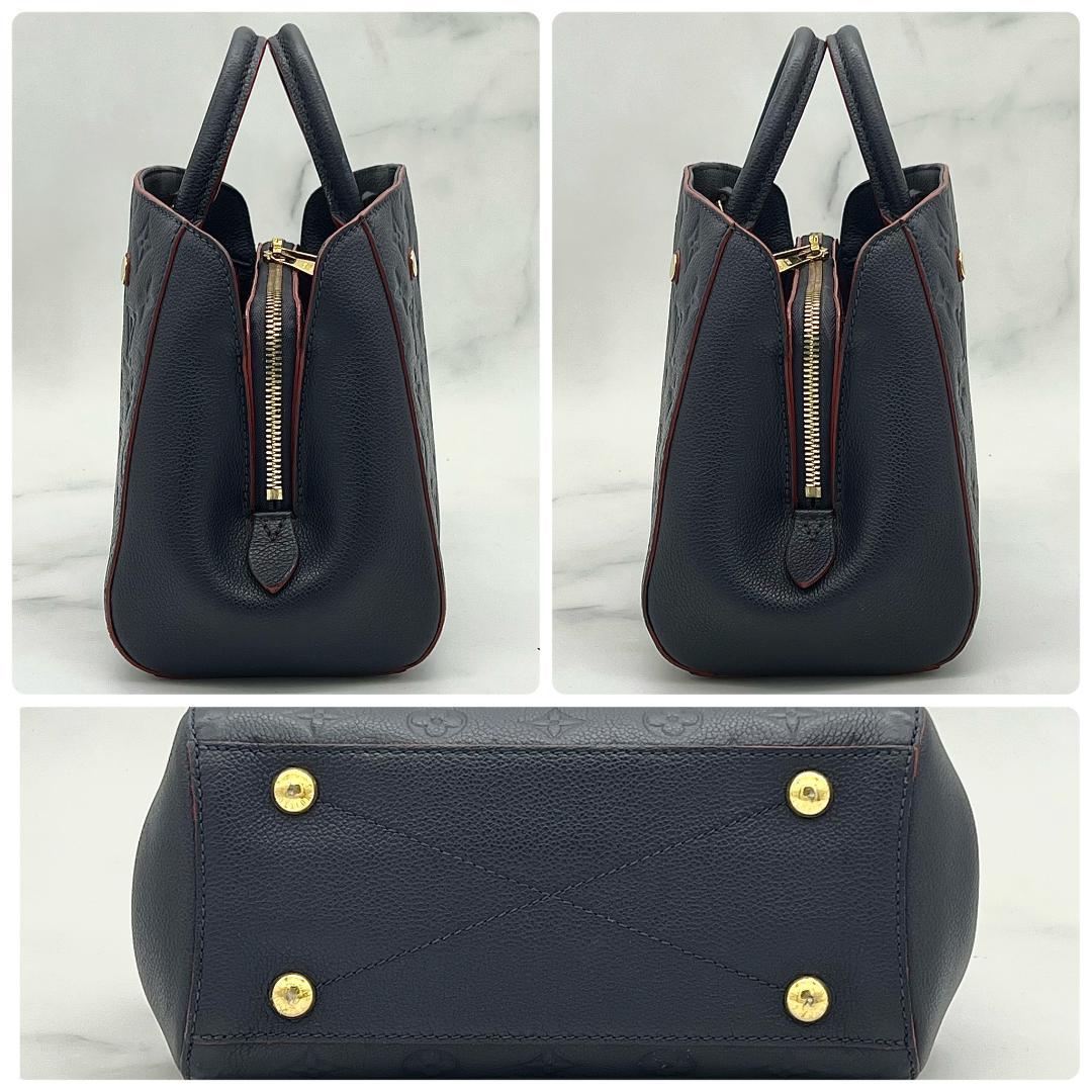 【未使用級】 ルイヴィトン アンプラント モンテーニュ BB マリーヌルージュ