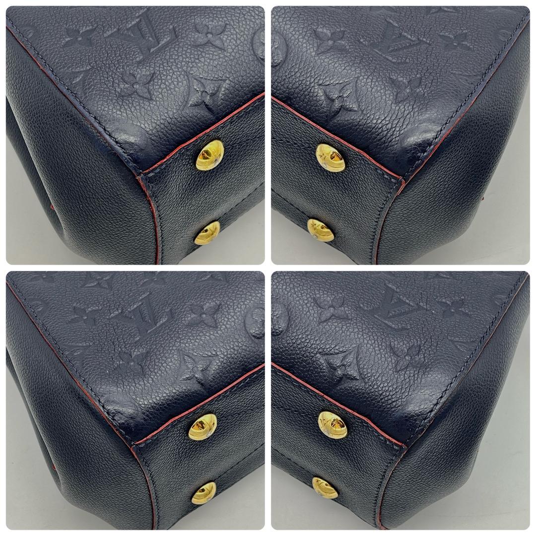 【未使用級】 ルイヴィトン アンプラント モンテーニュ BB マリーヌルージュ