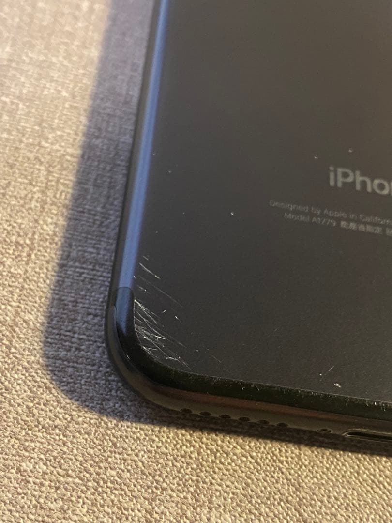 Apple iPhone 7 ブラック 本体 256GB バッテリー92%