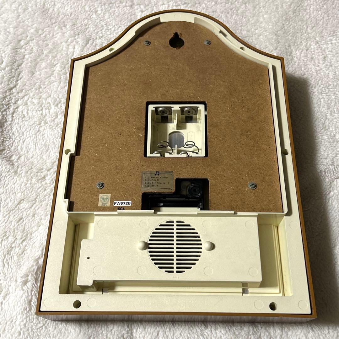 最終価格・希少✨ミッキー　レトロ　壁掛け時計　ディズニータイム　アンティーク