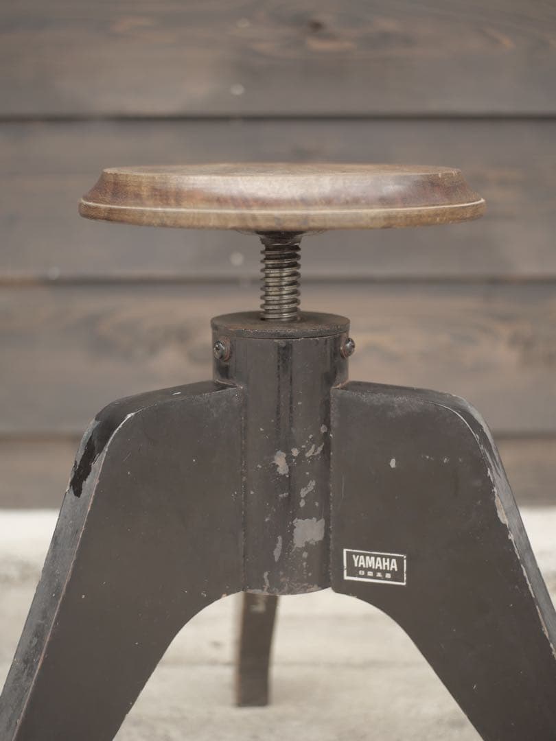 スツール　昇降可能　椅子　サイドテーブル古家具　古道具　アンティーク　昭和レトロ