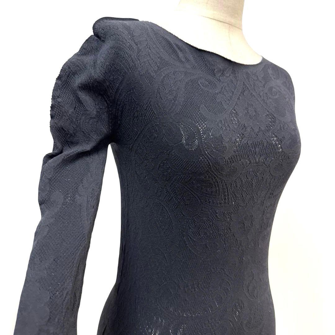 6336★チャコット★M 黒 ノーソーイング トップス 社交ダンス