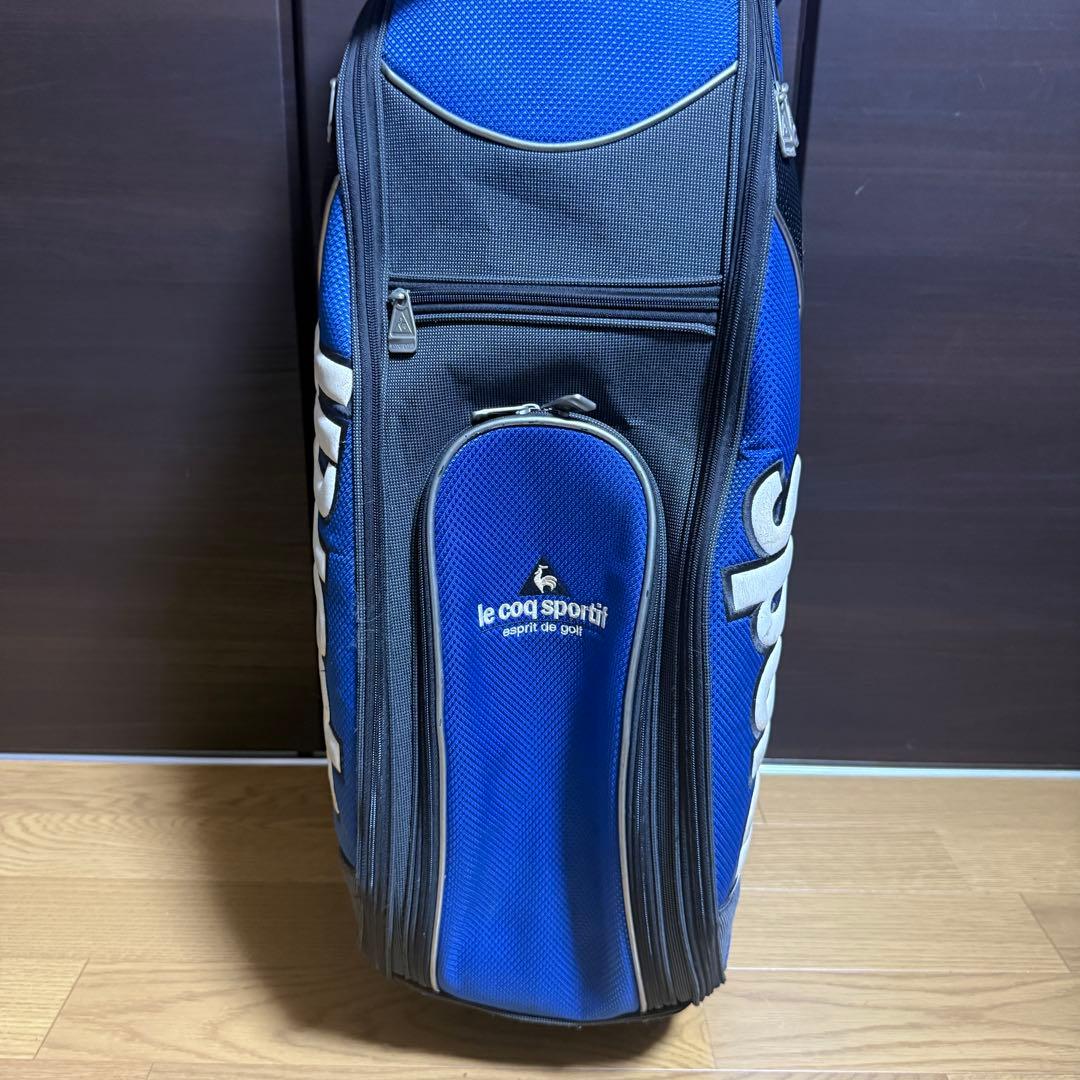 le coq sportif キャディバッグ ゴルフバッグ ブルー