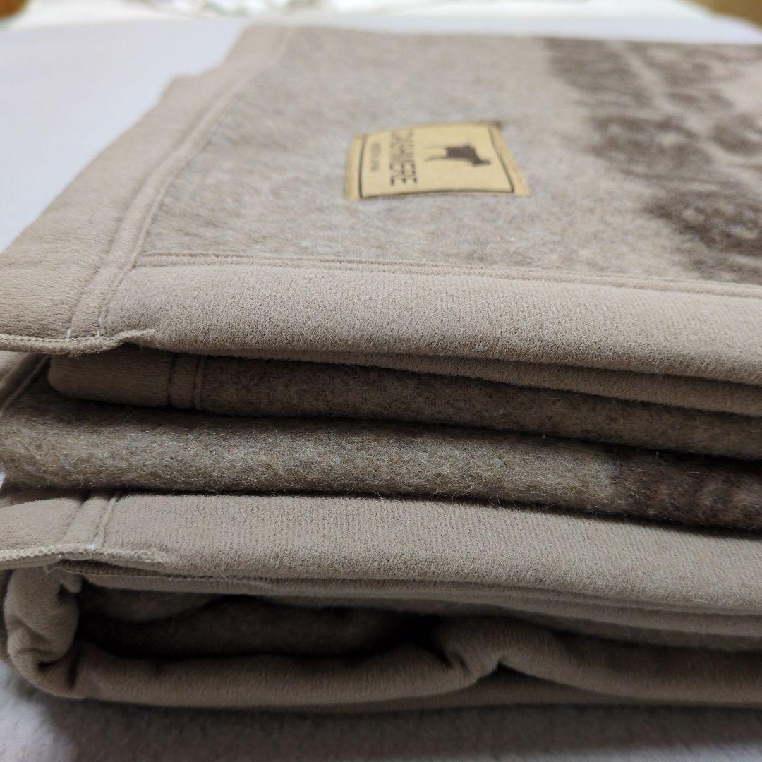 カシミヤ100%ウール毛布泉大津製
